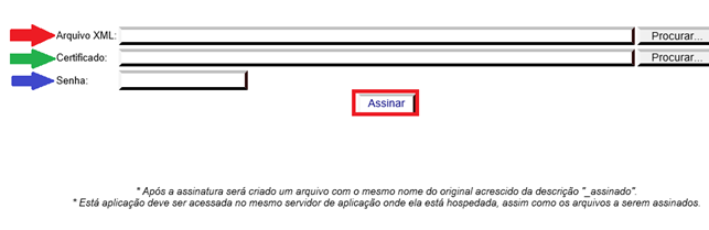 Figura 2 - Assinatura