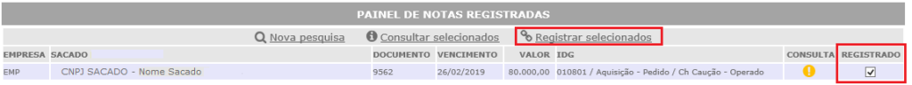 Figura 21 - Registrar Títulos