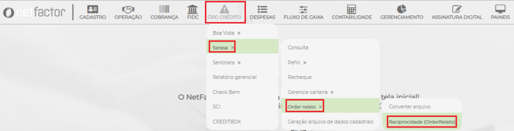 Figura 5 – Caminho Geração reciprocidade