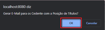 Figura 8 – Enviar a posição da carteira para os cedentes.