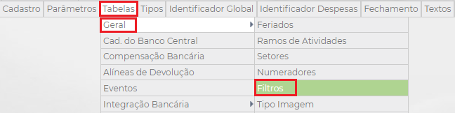 Figura 1 – Caminho Filtro