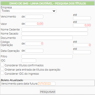 Figura 7 – Pesquisa dos Títulos. 