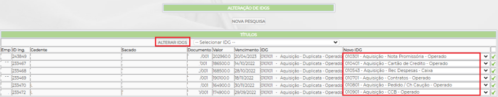 Figura 6 – Alteração por título.