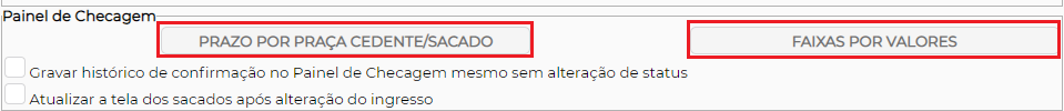 Figura 2 - Botões para configuração