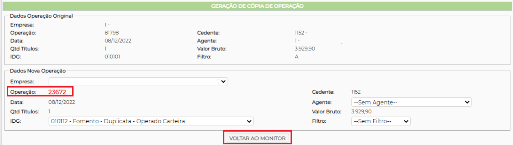 Figura 5 – Nova Operação.