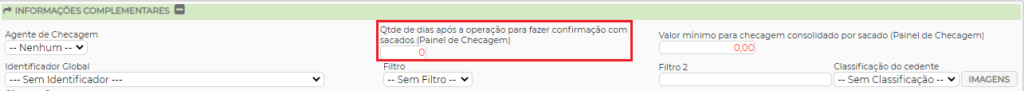 Figura 6 - Configuração de 'Qtde de dias'