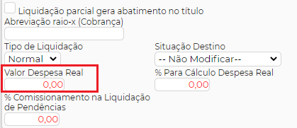 Figura 6 - Informando o valor da despesa