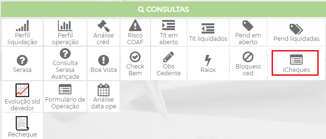 Figura 3 -  Consulta iCheque