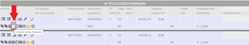 Figura 15 – Lista de títulos.