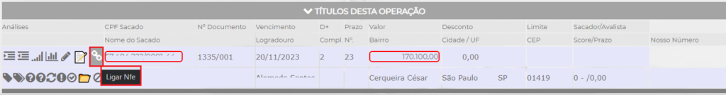 Figura 6 - Ligar Nfe