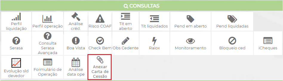 Figura 2 – Botão no Demonstrativo da Operação