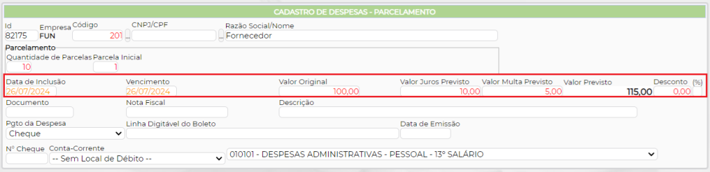 Figura 5 - Informações Básicas