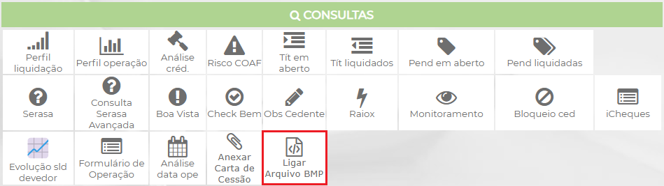 Figura 1 – Caminho para importação do arquivo