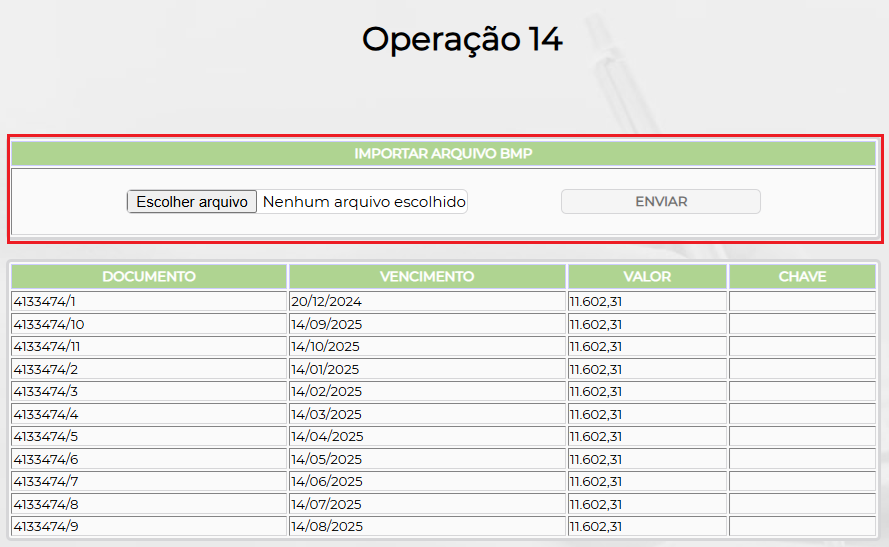 Figura 3 – Importar arquivo BMP