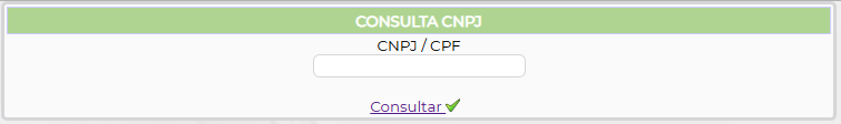 Figura 3 – Consulta CNPJ