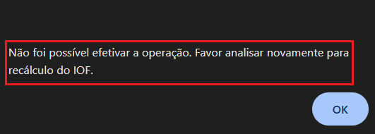 Figura 7 – Efetivação da operação