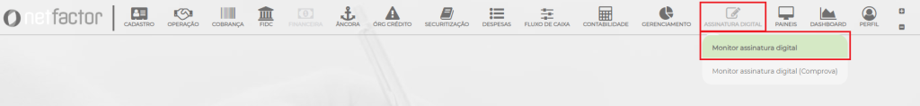 Figura 2 – Caminho Monitor de Assinatura Digital