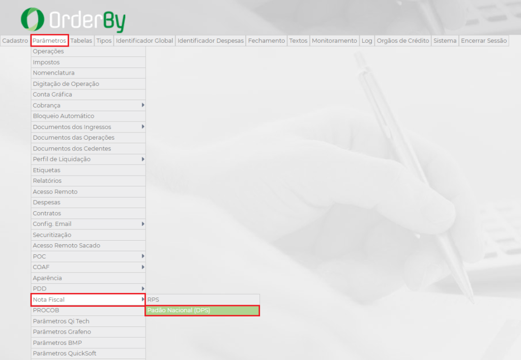 Figura 1 – Caminho para parametrizações