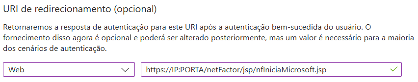 Figura 1 – Configuração SSO