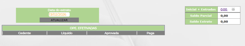 Figura 3 – Monitor de extrato de pagamentos