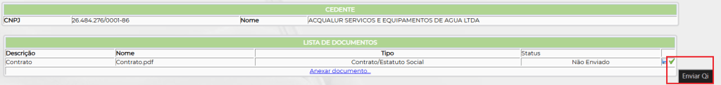 Figura 11 – Envio de documentos